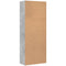 vidaXL Highboard Concrete Grey 70x35x180 cm Engineered Wood