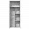 vidaXL Highboard Concrete Grey 70x35x180 cm Engineered Wood