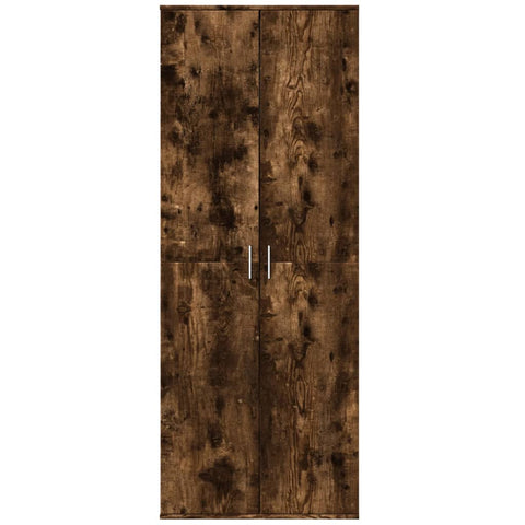 vidaXL Highboard Smoked Oak 70x35x180 cm Engineered Wood