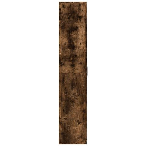 vidaXL Highboard Smoked Oak 70x35x180 cm Engineered Wood