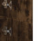vidaXL Highboard Smoked Oak 70x35x180 cm Engineered Wood