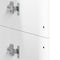 vidaXL Highboard White 60x35x180 cm Engineered Wood