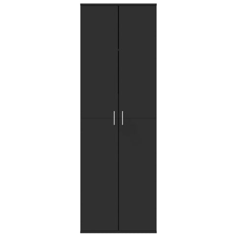 vidaXL Highboard Black 60x35x180 cm Engineered Wood