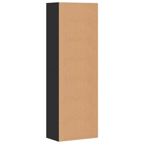 vidaXL Highboard Black 60x35x180 cm Engineered Wood