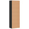 vidaXL Highboard Black 60x35x180 cm Engineered Wood