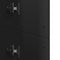 vidaXL Highboard Black 60x35x180 cm Engineered Wood