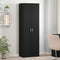 vidaXL Highboard Black 60x35x180 cm Engineered Wood