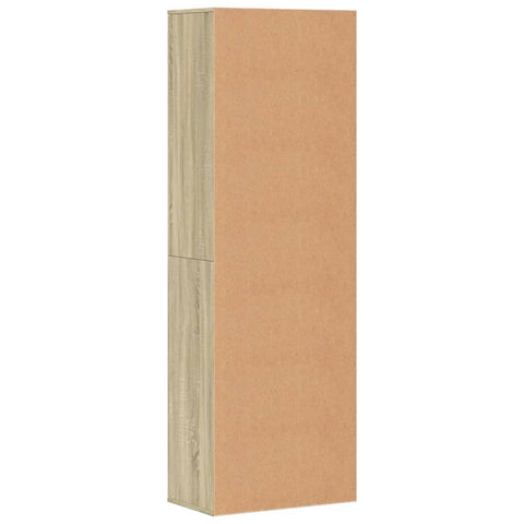 vidaXL Highboard Sonoma Oak 60x35x180 cm Engineered Wood