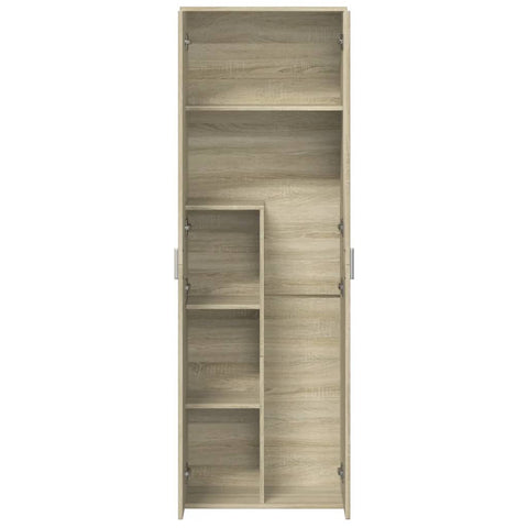 vidaXL Highboard Sonoma Oak 60x35x180 cm Engineered Wood