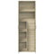 vidaXL Highboard Sonoma Oak 60x35x180 cm Engineered Wood