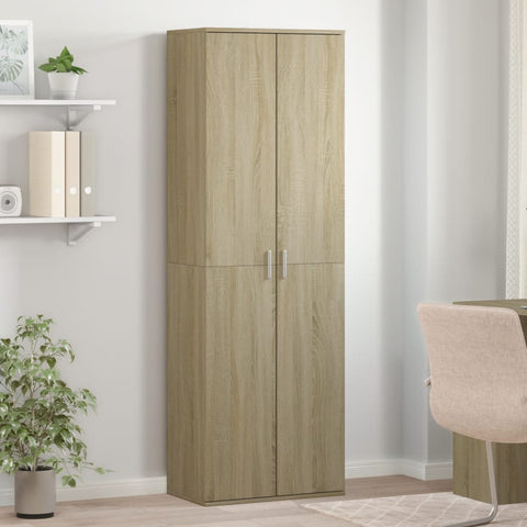 vidaXL Highboard Sonoma Oak 60x35x180 cm Engineered Wood
