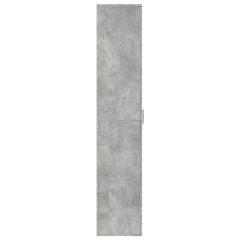 vidaXL Highboard Concrete Grey 60x35x180 cm Engineered Wood