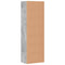 vidaXL Highboard Concrete Grey 60x35x180 cm Engineered Wood