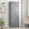 vidaXL Highboard Concrete Grey 60x35x180 cm Engineered Wood
