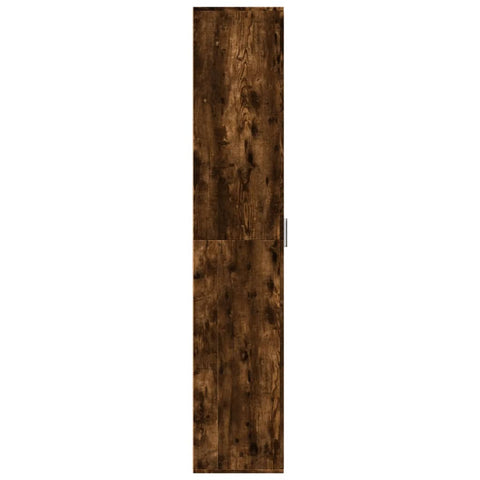 vidaXL Highboard Smoked Oak 60x35x180 cm Engineered Wood
