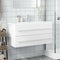 vidaXL Bathroom Sink Cabinet with Built-in Basin White