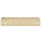 vidaXL Bed Frame without Mattress Sonoma Oak 75x190 cm Small Single Engineered Wood