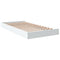 vidaXL Bed Frame without Mattress White 100x200 cm Engineered Wood