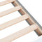 vidaXL Bed Frame without Mattress White 100x200 cm Engineered Wood