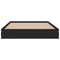 vidaXL Bed Frame without Mattress Black 100x200 cm Engineered Wood