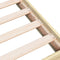 vidaXL Bed Frame without Mattress Sonoma Oak 100x200 cm Engineered Wood
