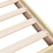 vidaXL Bed Frame without Mattress Sonoma Oak 75x190 cm Small Single Engineered Wood