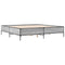 vidaXL Bed Frame without Mattress Grey Sonoma 200x200 cm