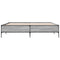 vidaXL Bed Frame without Mattress Grey Sonoma 180x200 cm Super King