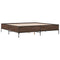 vidaXL Bed Frame without Mattress Brown Oak 180x200 cm Super King