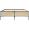 vidaXL Bed Frame without Mattress Sonoma Oak 140x190 cm