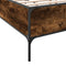 vidaXL Bed Frame without Mattress Smoked Oak 140x190 cm