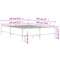 vidaXL Bed Frame without Mattress Smoked Oak 135x190 cm Double