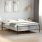 vidaXL Bed Frame without Mattress Grey Sonoma 135x190 cm Double