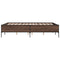 vidaXL Bed Frame without Mattress Brown Oak 135x190 cm Double