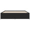 vidaXL Bed Frame without Mattress Black 200x200 cm