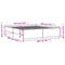 vidaXL Bed Frame without Mattress Brown Oak 200x200 cm