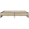 vidaXL Bed Frame without Mattress Sonoma Oak 180x200 cm Super King