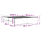 vidaXL Bed Frame without Mattress Brown Oak 180x200 cm Super King