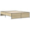 vidaXL Bed Frame without Mattress Sonoma Oak 160x200 cm