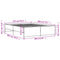 vidaXL Bed Frame without Mattress Smoked Oak 160x200 cm