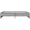 vidaXL Bed Frame without Mattress Grey Sonoma 160x200 cm