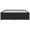 vidaXL Bed Frame without Mattress Black 140x200 cm
