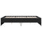 vidaXL Bed Frame without Mattress Black 140x200 cm