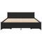 vidaXL Bed Frame with Drawers without Mattress Black 120x200 cm