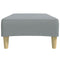 vidaXL Footstool Light Grey 77x55x31 cm Fabric