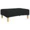 vidaXL Footstool Black 77x55x31 cm Fabric