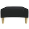 vidaXL Footstool Black 77x55x31 cm Fabric