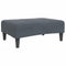 vidaXL Footstool Dark Grey 77x55x31 cm Velvet