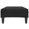 vidaXL Footstool Black 77x55x31 cm Velvet