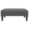 vidaXL Footstool Dark Grey 77x55x31 cm Fabric